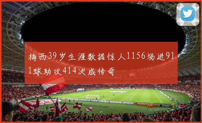 梅西39岁生涯数据惊人1156场进911球助攻414次成传奇
